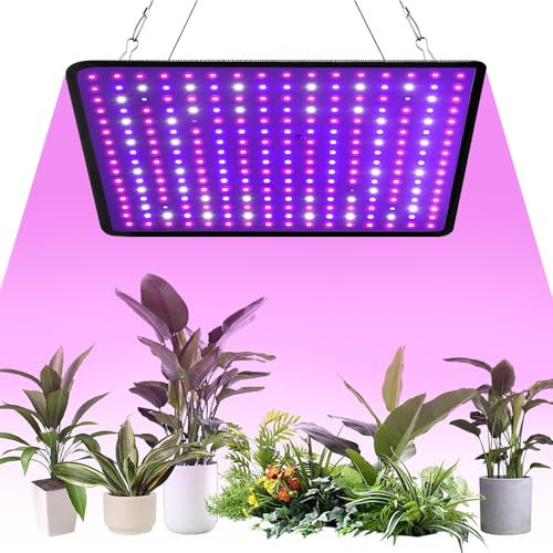 LUFEIS Lámpara de Planta, 1000W Lámpara LED Horticole, Luz De Crecimiento Para Plantas, Espectro Completo Crecimiento Floración LED, Para Plantas De Interior y Cultivo De Hortalizas De Flores