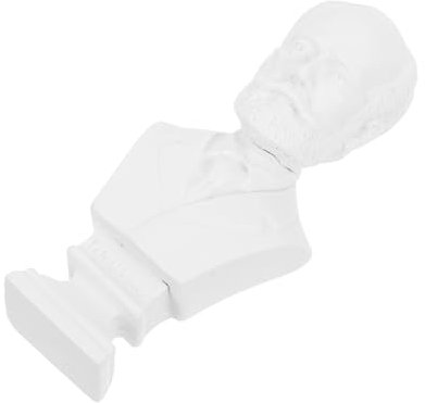 ADOCARN Kleine Resin Büste Statue Eines Musikers Europäische Tischdekoration Detailreiche Portraitskulptur Für Zuhause Vielseitig Einsetzbar Als Fotodekoration Oder Für Musikliebhaber