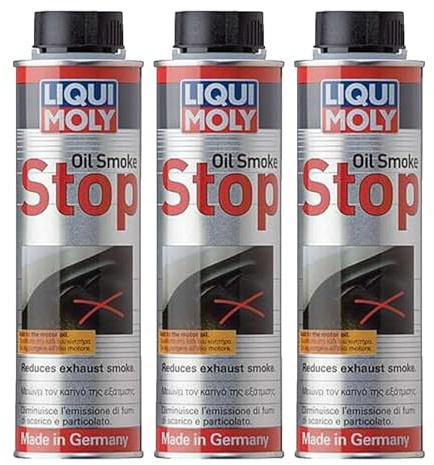 Engine Oil Smoke Stop Additive for Petrol & Diesel Engines - 300ml Engine Treatment Reduce Smoke and Improve Performance Pack of 3