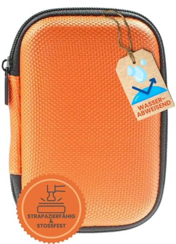 Schutztasche für Accu-Chek Aviva/Guide/Instant – Hardcase mit Reißverschluss, Netzfach & Gummizug – für Blutzuckermessgerät