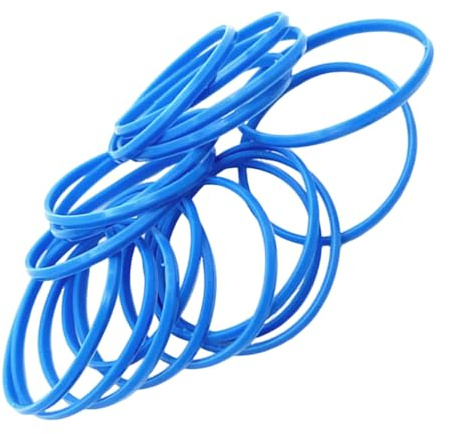 OFFSCH Anelli in Gomma Ammortizzanti per Microfono 20 Pezzi Supporto Antiurto Elastico per Microfono Wireless Beta58a/87a Protezione Vibrazioni da Studio e Palco