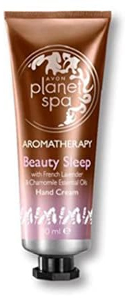 Avon Planet Spa Aromatherapie Beauty Sleep Handcreme, 30 ml, ultrareiche Formel für seidig glatte Hände, mit ätherischen Ölen aus französischem Lavendel und Kamille, tierversuchsfrei