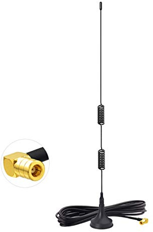 Bingfu Auto DAB Radio Antenne mit SMB Stecker Magnetfuß, 3m Kabel