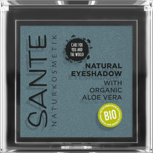 SANTE Naturkosmetik Natural Eyeshadow 03 Nightsky Navy, Lidschatten Matte Farbnuance, Bio-Extrakte, Vegan, 1, 8g