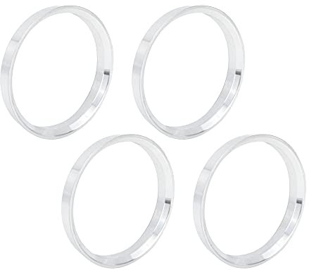 X AUTOHAUX 4pcs Bague de Centrage 73.1 à 66.1mm Aluminium Alliage Voiture Moyeu Anneaux Centriques