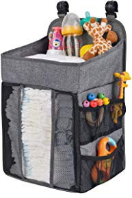 Altabebe (AL1200) Hanging Windel Organizer,Baby Windel Caddy Organizer, Hängen auf Babybett,Auto,Wickeltisch oder Wand,Babys Spielzeug Windel Caddy Aufbewahrung