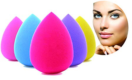 PARENCE - Lot de 5 éponges de maquillage à fond de Teint