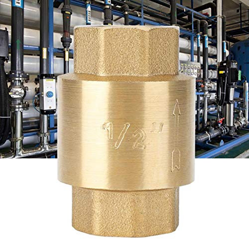 Messing-Rückschlagventil mit Gewinde, -10~120°C, Einweg-Rückschlagventil für Gasöl Wasser(G1/2)