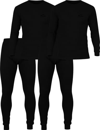 normani 2 x Herren Thermo Unterwäsche - Ski Unterwäsche Garnitur - Lange Unterhose und Hemd - Thermounterwäsche Set