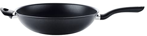 Fissler Cenit/Wok-Pfanne beschichtet (Ø 32 cm – 5,6 L) große Brat-Pfanne, antihaftend, alle Herdarten – außer Induktion