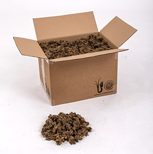 Schafwolle Öko-Dünger, Gartendünger für alle Pflanzen, 100% natur, unverpresste Nährstoff-Düngung für Gemüse, Blumen, Baum- und Strauchdünger (4 kg, Flocken, geschnitten)