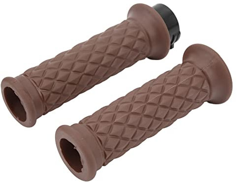 Motorrad-Griff, 2 Stück, bessere Leistung, Gasgriffe, 25 mm, für Motorräder(Braun)