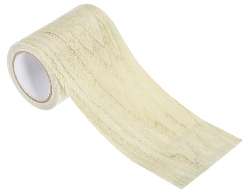 PATIKIL Cinta de Reparación de Veta de Madera 3.15 X15', Cinta Adhesiva Autoadhesiva con Textura Realista para Reparar Pisos, Puertas, Mesas, Gabinetes, Escritorios, Roble Gris