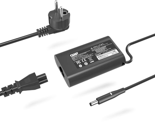 QYD 65W Mini PC Ladegerät für Dell Optiplex 3020 3040 3046 3050 5050 7040 | 7050 9020 D3100 Docking Station Mini Desktop Netzteil Micro Computer Power AC Adapter Ladekabel