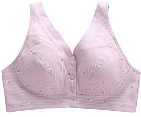 WILLBEST Balconette & Halbschalen Baumwoll BH ohne Buegel Geblümt Bandeau still Oberteil Damen BH Damen mit bügel Set Schatzhals Corset Pole Dance Stage bequemer Corset mit
