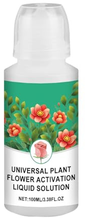 Cibo Per Fiori Recisi - Fertilizzante 100ml Per Piante Da Interno | Accessori Giardino Per Piante in Vaso Fiori Orto Orchidee Interni Esterni Fattoria