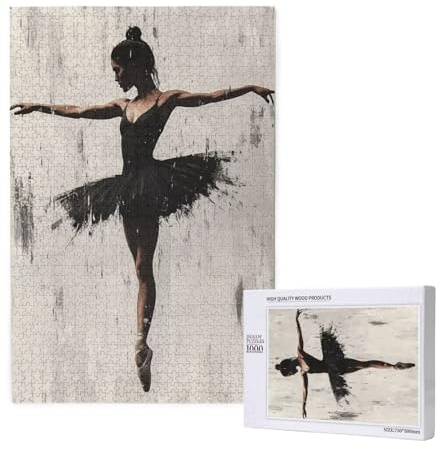 Puzzle 5000 Teile Ballett Puzzles für Erwachsene Frau HD Puzzel Anspruchsvolles und Lustig Kreatives Unterhaltungsspiel, DIY Holzpuzzle für Erwachsene Als Feiertage Deko Geschenk fur Frauen M-1623