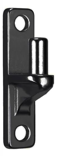 Set of 1/2/4 Sturdy Wall Mount Gate Hinges for Outdoor Chain Link Fence Gate Construction with Stainless Steel Finish Fence Hinges