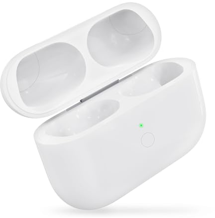 Custodia di ricarica di ricambio per Air Pods Pro 1 ° 2 °, custodie di ricarica wireless di tipo C per AirPod Pro 2 Custodia di ricarica Supporto per pulsante di sincronizzazione Bluetooth con foro