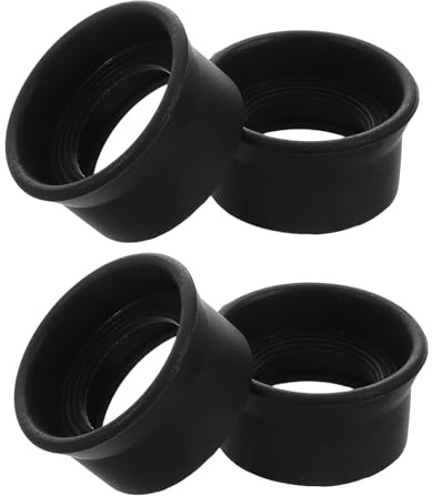 DIYEAH Lot de 4 Protections d'oculaire pour Jumelles, œilletons de Rechange en Caoutchouc pour appareils optiques scientifiques et industriels