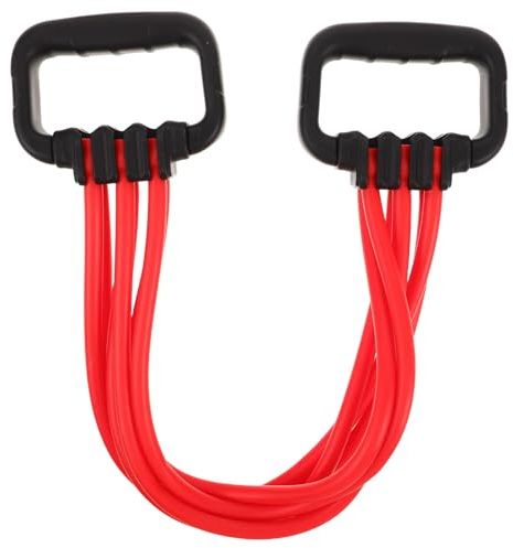 CIYODO Bandas Elásticas de Entrenamiento Ajustables para Pecho y Hombros Expansor Multifuncional de 20-120 Lbs Cuerda de Resistencia Roja para Gimnasio y Uso en Casa Equipo Fitness