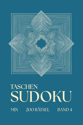 Taschen Sudoku - Leicht bis Schwer - 200 Rätsel: Kleines Sudoku Heft für Erwachsene | A6 | Rätselbuch für Unterwegs | Ideal für Reisen und Urlaub