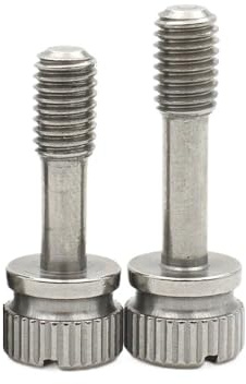 2-20 Piezas M2 .5 M3 M4 M5 M6 M8 GB839 304 Tornillo Ranurado De Acero Inoxidable Apretado A Mano Anti-aflojamiento Perno Pulgar Moleteado Cautivo(22mm,M6 (5pcs))