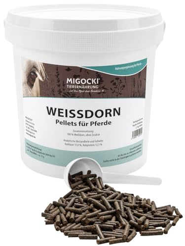 Migocki Weißdorn Pellets für Pferde, 1,5 kg