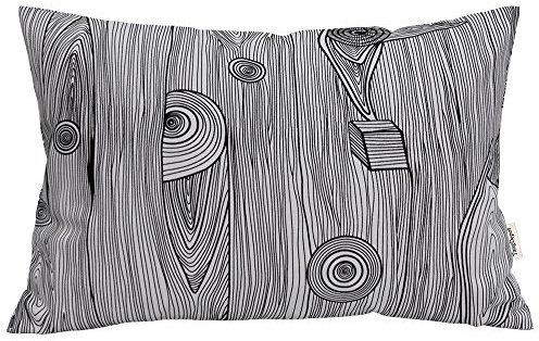 TangDepot 100% Cotton Floral/Flower Printcloth Decorative Throw Pillow Covers/Handmade Pillow Shams - (12x20, S25 Wood Grain)
