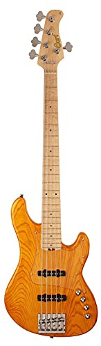 Cort Gb75Jj Jazz Ambra Bassgitarre mit 5 Saiten