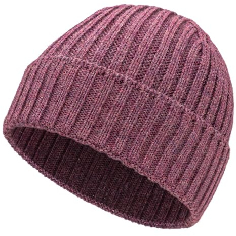 HANSA-FARM | Weiche Damen & Herren Alpaka Mütze aus 100% Alpaka Wolle in +14 Farben - Hochwertige Winter Strickmütze/Beanie Wollmütze