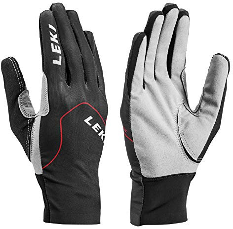 LEKI Sports, Bastone da Sci Unisex-Adulto, Nero/Rosso/Grafite, EU 9