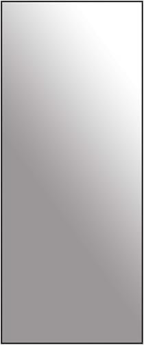 nielsen HOME Wandspiegel, 70 x 170 cm, Aluminium, Schwarz matt, Ganzkörperspiegel für alle Wohnbereiche, Hoch- & Querformat, anpassbare Aufhänger, Alpha