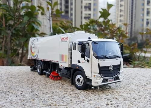 BROCK FOTON Washing Sweeper Rowor ES Chassis White 1/35 Diecast Truck Pre-built Model