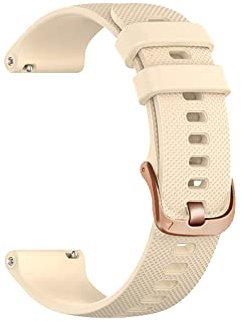 Wtukmo 18/20 mm Armband für Garmin Vivomove 3S/4S/HR/Forerunner 245 Smartwatch, Sport-Silikon, Schnellverschluss-Armband, Zubehör, Vivoactive 3 3t S40, Achat