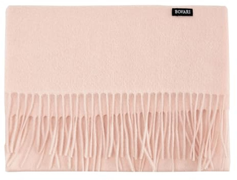 Bovari Kaschmir Schal Damen – 100% Kaschmir/Cashmere – Premium Qualität – klassisch/elegant/zeitlos - 180 x 31 cm - viele Farben