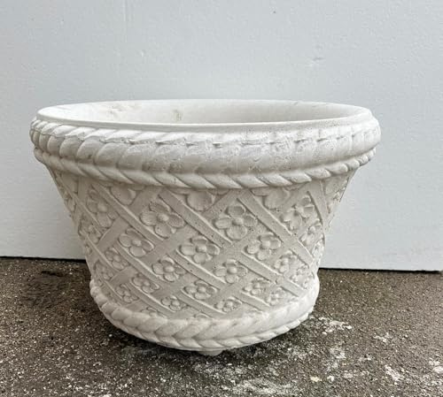 VASO IN CEMENTO, FIORIERA,INTERNO E ESTERNO, DIAM. 60 H43 CM.