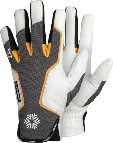 Tegera 7795 Dynamic Strength Winter-Arbeitshandschuhe – Wasserdicht, Thinsulate Futter, Vollnarben Ziegenleder, Kälteschutz, 10 (1 Paar)