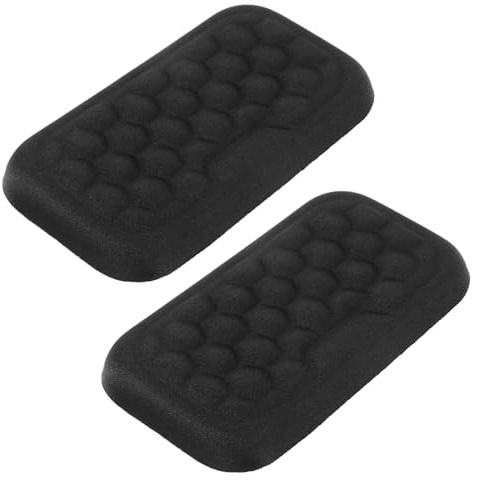 GBACHOOSE 2 Stück Handgelenkauflage Tastatur 150x80MM, Mauspad Mit Gelkissen, Handgelenk Auflage Tastatur mit Memory-Schaum für Gaming, Büro