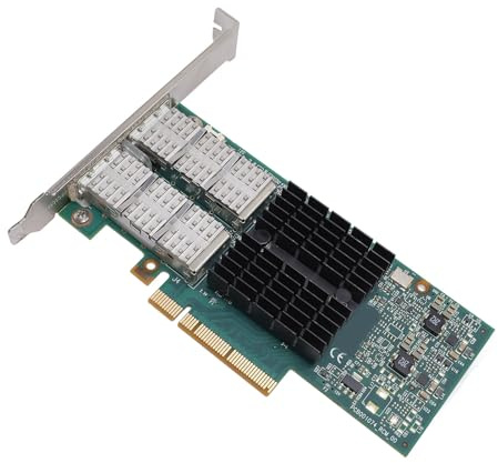 Scheda PCIE Ethernet da 40 GB, PCI Express 3.0 X8 PCIE Gigabit Ethernet Server Adattatore 40GBE 2 Porte Scheda di Rete Latenza a Bassa Latenza Fino a 40 GB/s per Fibra Ottica per