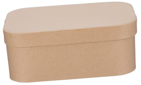 TIDTALEO Papierbox Zum Basteln Und Aufbewahren Runde Kartonbox Als Teebox Oder Geschenkbehälter Personalisierbar Mit Farben Und Stempeln Langlebige Konstruktion Für Sichere Aufbewahrung