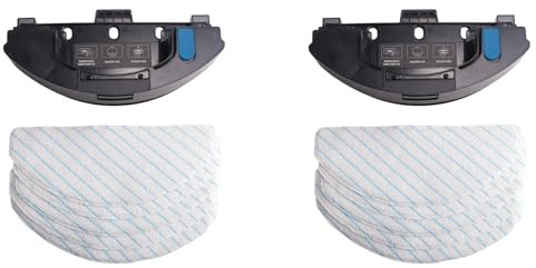 Reinscer 2X Wasser Tank Wischer Tuch für OZMO T8/T8+/T9/T8MAX/T8 /T9 Max OZMO PRO Vakuum Staubsauger Vibration Mopp Kits