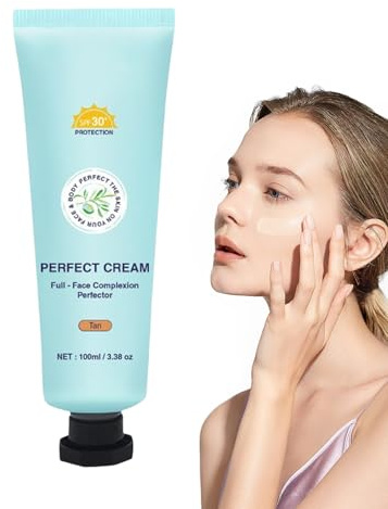Fond De Teint Corps Résistant À L'Eau,SPF 30 100ml Anti-Cernes Résistant à l'Eau | Maquillage Visage Tenue Longue Durée pour Natation Sport en Extérieur