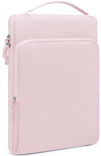 HYZUO 15-16 Tum Laptopväska för MacBook Pro 16 M5, Blek Rosa | för MacBook Pro 16 M5-M1 Pro/Max A3428 A3429 2026-2019, 15 Surface Book, Fodral för 15 15,6 Dell HP Lenovo Asus Acer Samsung