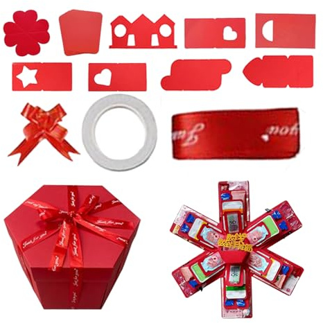Foto-Box DIY 8-Schichtige Wiederverwendbare | Valentinstag Liebesbox Für Partyplaner Eltern Paare Veranstalter Geburtstag Feiertag Valentinstag