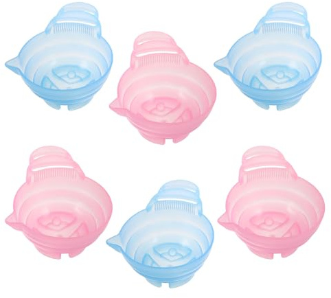 Beaupretty 6 Pièces Lot de Bols à Teinture pour Cheveux Couleur Bonbon Bols de Mélange Abs Résistants Chaleur pour Salon et Usage DIY Poignée Ergonomique pour Contrôle Précis
