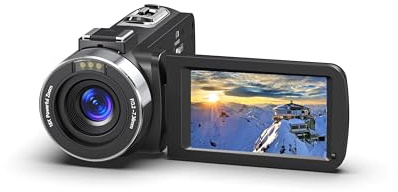 Delmodes 8K 18X Zoom Digital Camcorder with 3.0 inch Touch Screen