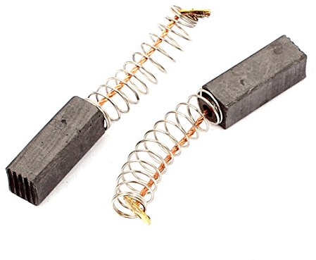 sourcing map Par 17x6x6mm Carbono Escobilla Eléctrica Herramienta para Eléctrico Martillo Taladro Motor