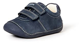 Geox B Tutim A, Primi Passi Bimbo 0-24, Blu (Navy), 22 EU