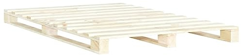 vidaXL Cadre de lit de Palette sans Matelas 180x200 cm Bois Massif pin